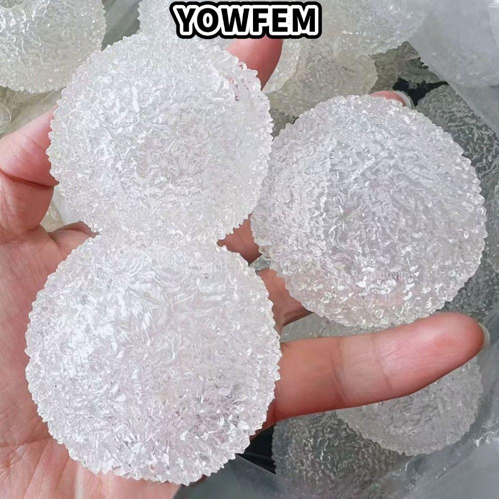 YOWFEM DIY Bóp Bóng Vỏ, Đồ Chơi Bóng Fidget Mềm Trong Suốt, Cầm Tay Linh Hoạt Có Nắp Nhăn Rỗng Bóp B