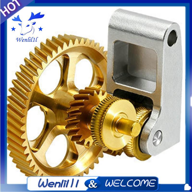 Dành cho Lab X1 / P1S Bộ bánh răng thay thế máy đùn Thép cứng + Bánh răng đồng thau Lớp phủ Nano Bán