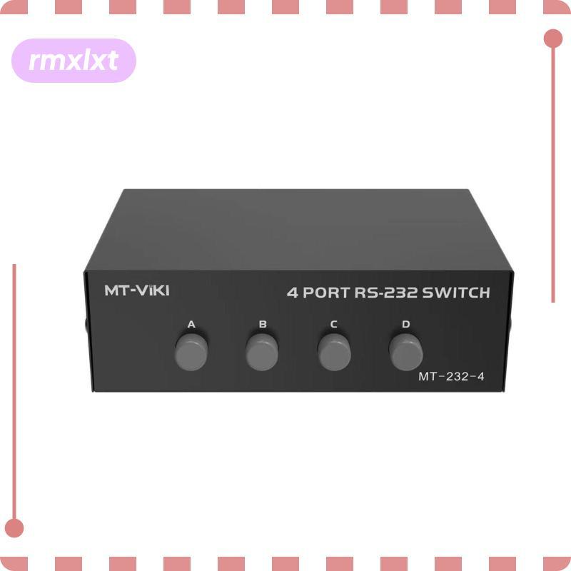 DB 9 Pin Chia sẻ mạng nối tiếp 4 cổng RS232 Switch Ethernet Switch Box 4 cổng