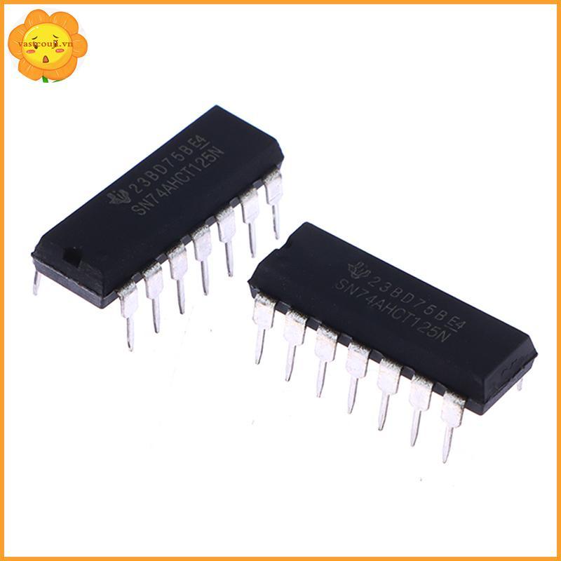 VASTJI 5 cái / lốc SN74AHCT125N 74AHCT125 74AHCT125N Chip Logic DIP-14 VN
