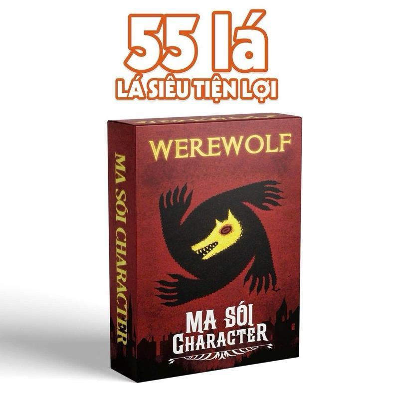 Bộ Bài Ma Sói Character 55 Lá Siêu Tiện Lợi - Game Trò Chơi