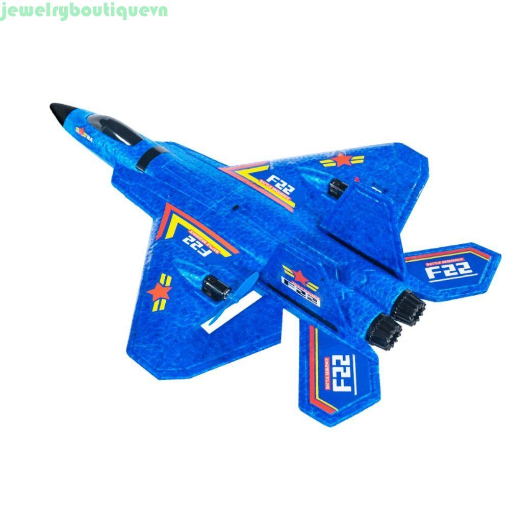 JEWE Máy bay điều khiển vô tuyến Máy bay mô hình đồ chơi Quà tặng F22 RC Máy bay RC Máy bay trực thă