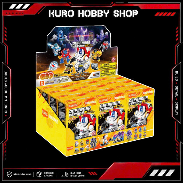 BLOKEES Transformers Defender Version 05 Traitor to Tyranny - Mô hình gacha lắp ráp Blokees