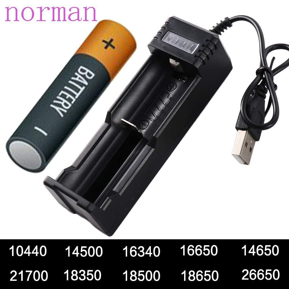 NORMAN 18650 Sạc Lithium LED Thông Minh Tiện Lợi Sạc Pin Lithium Li-ion Pin 18650 Pin Sạc Thông Minh
