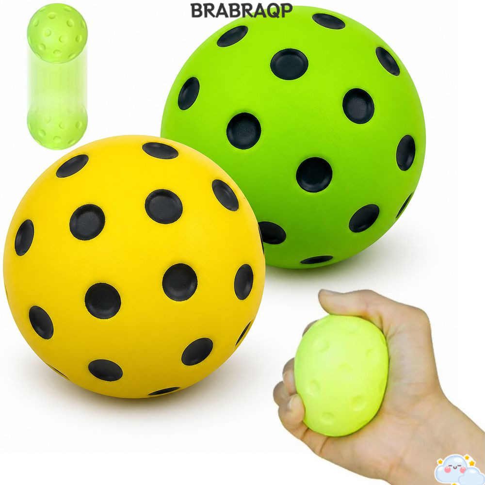 BRABRAA Pickleball Bóp Đồ Chơi, Di Động Mô Phỏng Chống Căng Thẳng Bóp Bóng Pickleball Bóng, Cao Boun