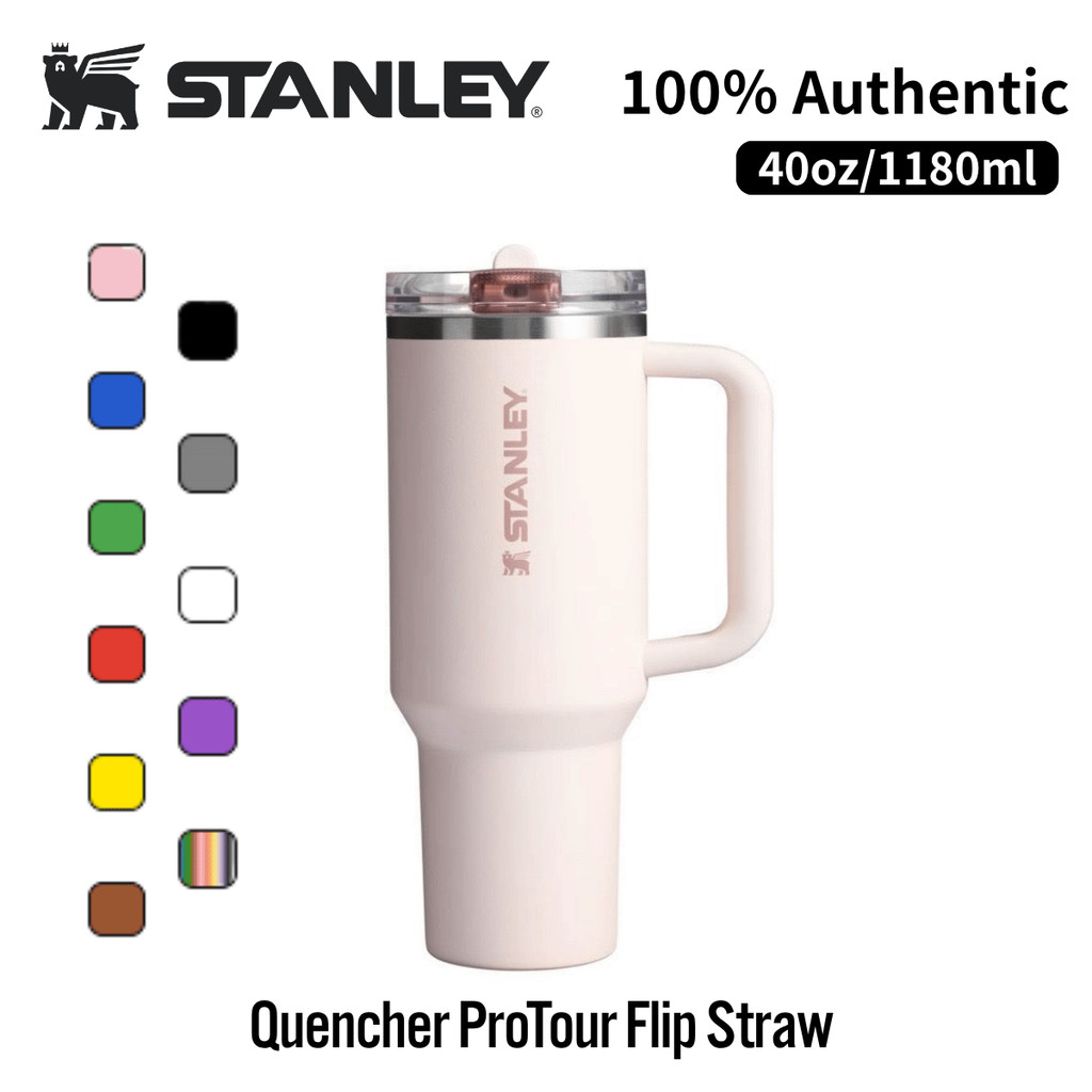 [Có sẵn] Stanley Quencher ProTourFlip Straw Tumbler 40oz – Chống Tràn, Không BPA