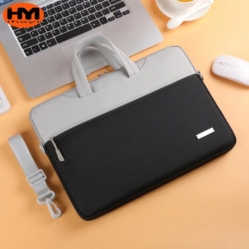 Màu Mới Va Chạm Túi Laptop Laptop Laptop Tay Máy Tính Dành Cho Macbook Case 13 14 15.6 Inch Macbook 