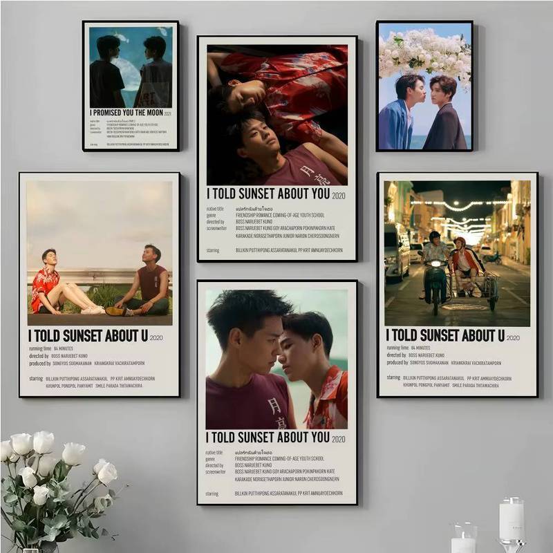 BKPP I Told Sunset About You BL Phim truyền hình lãng mạn Poster No Frame Canvas Tranh nghệ thuật tr