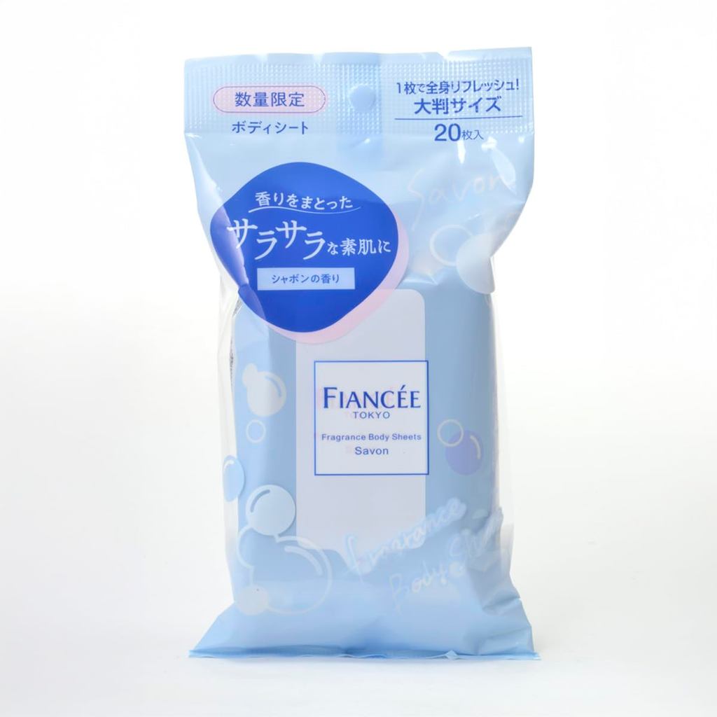 Fiance Fragrance Body Wipes - Soap Scent, 20 Sheets/ Direct from JAPAN
