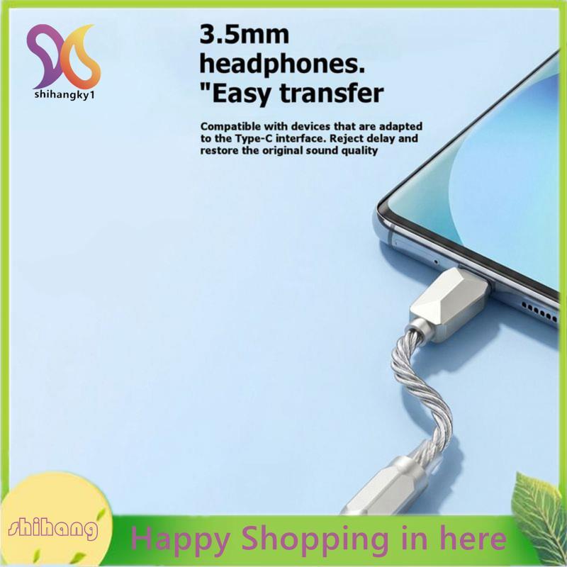 Bộ chuyển đổi âm thanh Cáp Type-C sang 3,5mm Tai nghe nữ Bộ giải mã 32 Bit / 384kHz với Chip KT02H20