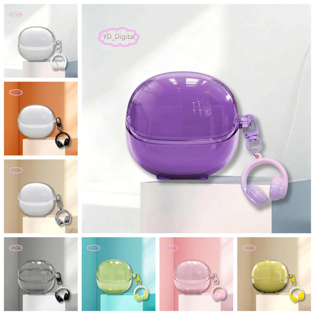 Dành Cho Tai Nghe Baseus BP1 PRO Vỏ Bảo Vệ Trong Suốt Coloful TPU Tai Nghe Vỏ Mềm Bảo Vệ Chống Rơi W