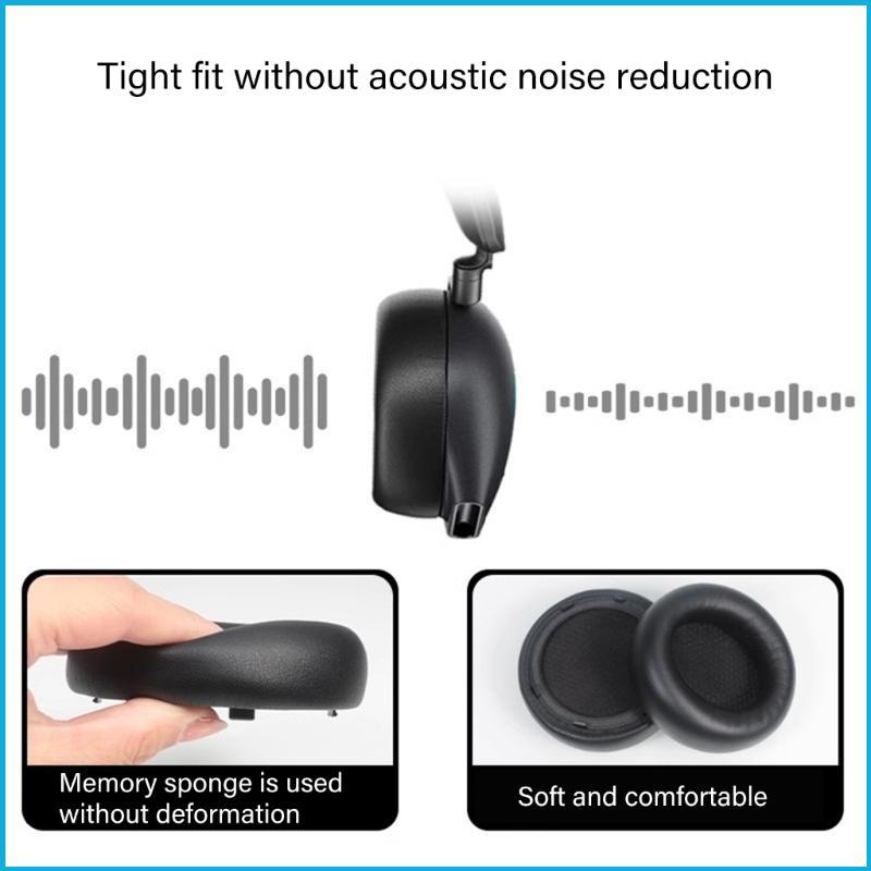Utake Độ bền Earpads Soft Protein Ear Pad Headband cho tai nghe AW920H Chơi game dài