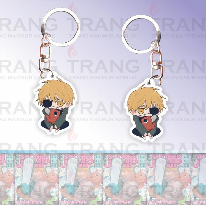 Gantungan Kunci Akrilik Chainsaw Man/Keychain Acrylic Chainsaw Man - Denji