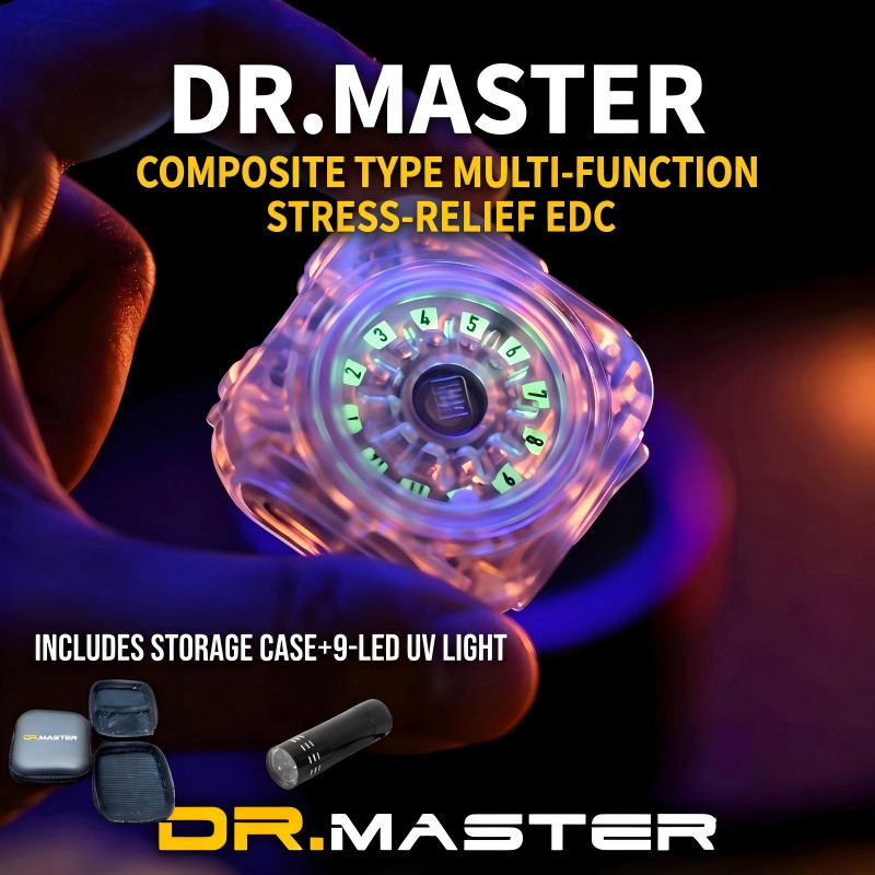 Giải nén Master Composite Loại EDC Đồ chơi Fidget Spinner Palm Roulette Thẻ đẩy Bánh xe kéo