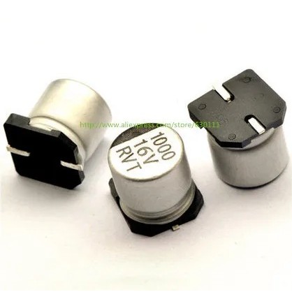 Tụ điện điện điện phân nhôm 1000uf 16v SMD 16V 1000UF 10 * 10MM