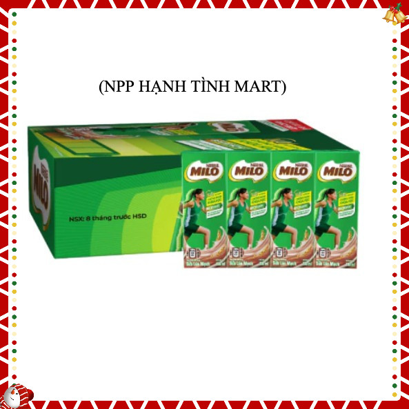 [BÁN SỈ] Thùng 48 Hộp Sữa Milo 180ML Chính Hãng Nestlé (NPP HẠNH TÌNH MART)