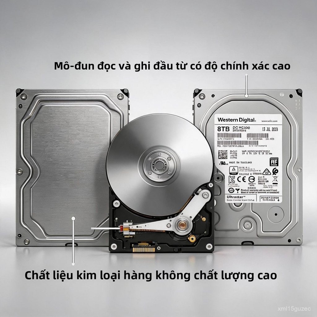 Ổ cứng cơ HDD dung lượng lớn WD doanh nghiệp 4TB 6TB 8TB chuyên dụng camera giám sát máy tính bàn đầ