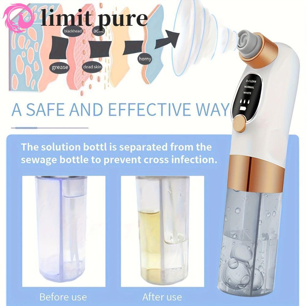LIMIT PURE Electric Pimple Black Head Remover Có thể tái chế Làm sạch lỗ chân lông chuyên nghiệp