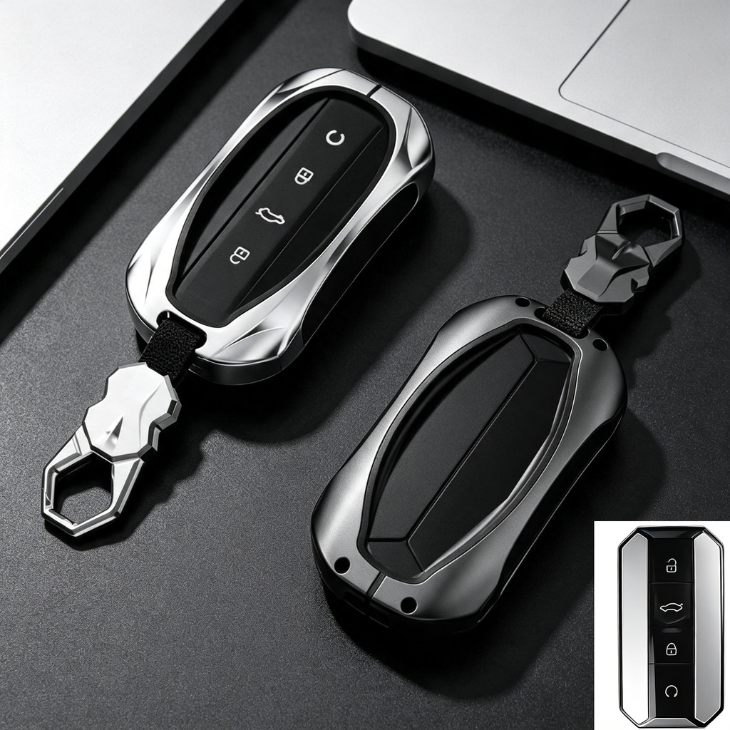 Ô Tô Tự Động Chìa Khóa Vỏ Từ Xa Fob Phụ Kiện Dành Cho Chery Omoda Jaecoo 7 J5 Lucano Oupengda
