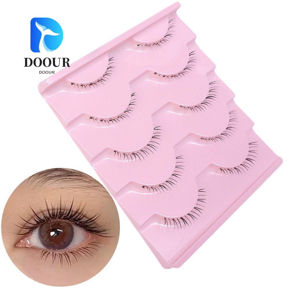 DOOURPH Dưới Lông Mi Mắt, Lông Mi Dưới Manga Mềm, Handmade Tự Nhiên Ban Nhạc Trang Điểm Hàn Quốc Man