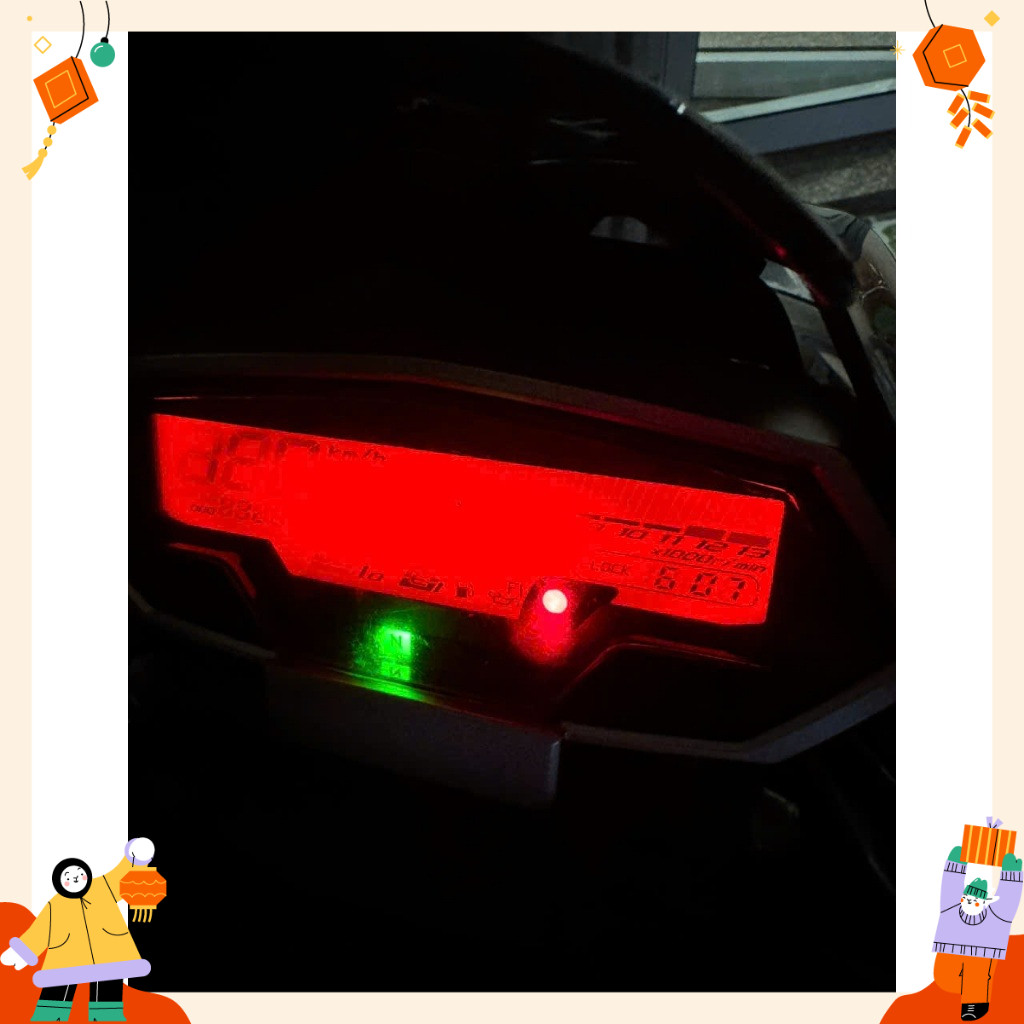 Cách Phục Hồi Màn Hình Đồng Hồ Kawasaki Z1000 2013 Bằng Phim Phân Cực