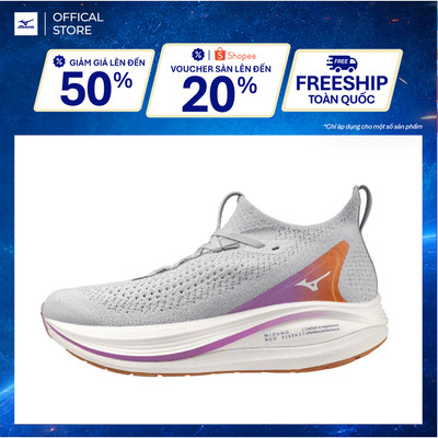 Giày Chạy Bộ NỮ MIZUNO NEO VISTA 2 - Xám Hồng - J1GD253473