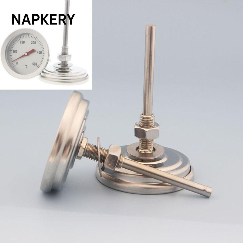 Nhiệt kế BBQ NAPKERY 0-500°C Dụng cụ đo nhiệt độ bằng thép không gỉ