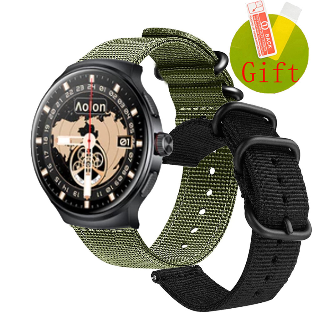 Aolon Prime 3 Dây Đeo Nylon Dây Đeo Tay Cho Aolon Prime3 Đồng Hồ Thông Minh Bảo Vệ Màn Hình Phim Vòn