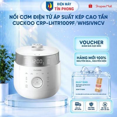 Nồi Cơm Điện Tử Áp Suất Kép Cao Tần Cuckoo CRP-LHTR1009F/WHSIVNCV 1.8L - BH chính hãng