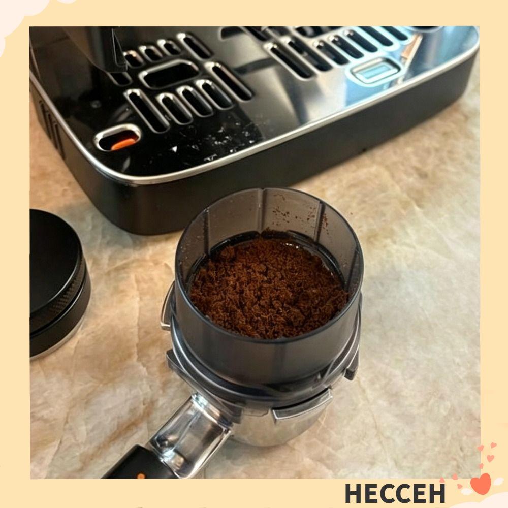 Phễu Espresso HECCEH, Phễu Portafilter nhựa thay thế, Nhẫn định lượng chống bắn tung tóe chuyên nghi