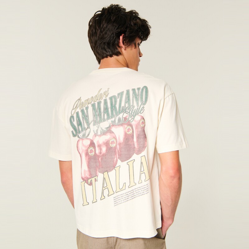 Hollister Retro Ý Phông Trái Cây In Hình Thư Giãn Áo nam Nữ Cotton Cao Cấp Thể Thao Top 8.7