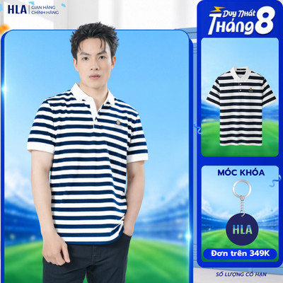 [TẶNG ÁO ĐƠN TỪ 1M5] Áo Polo Nam Ngắn Tay HLA x ZOLA, Cotton Cao Cấp, Thoáng Mát & Năng Động