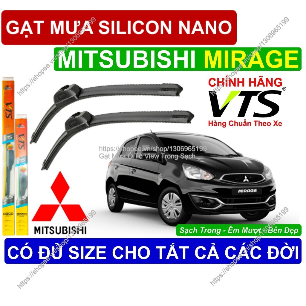 K5, Gạt Mưa Ô Tô Mitsubishi Mirage, Cặp Gạt Mưa Kính Lái Cho Dòng Xe Mitsubishi Mirage,  Đủ Size Cho