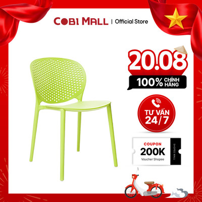 Ghế Nhựa Đúc Pongo Chịu Lực Tốt Thiết Kế Hiện Đại Cho Quán Cà Phê, Gia Đình - Cobi Home