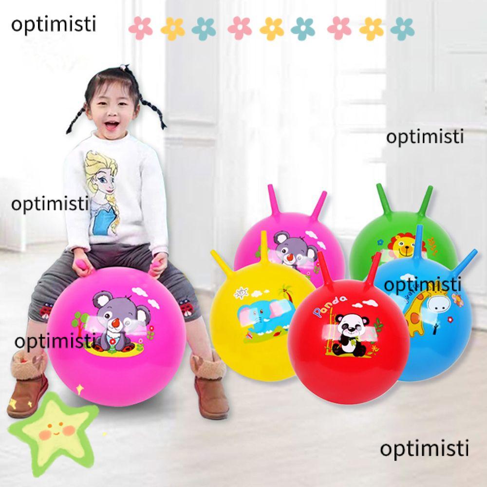 OPTIMISTI 45CM Kids Space Hopper Jump Games PVC với 2 tay cầm Bóng nhảy có độ đàn hồi cao