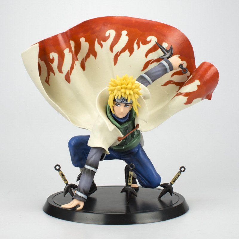Naruto Shippuden Minato Namikaze Kỹ ThuậT Di ChuyểN TứC ThờI Kunai Mô HìNh PVC Trang Trí Trong TúI