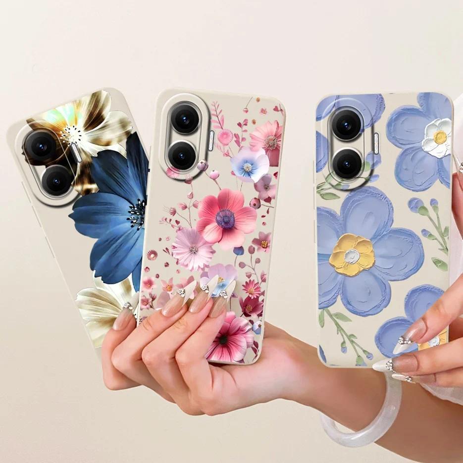 Dành Cho Xiaomi Redmi Turbo 4 Pro Ốp Lưng Hoa Mới Kẹo Sơn Vỏ Điện Thoại TPU Mềm Cho Xiaomi Redmi Tur