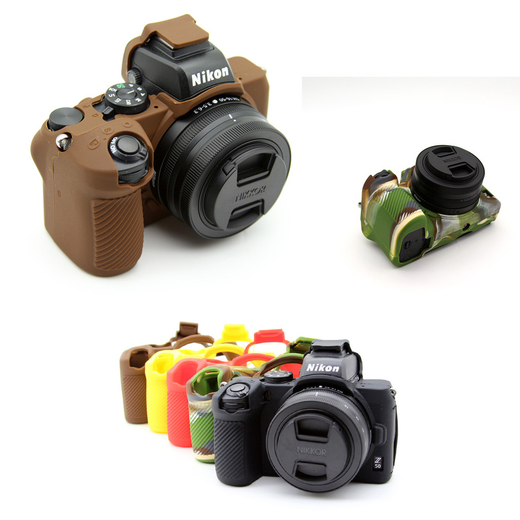 Ốp lưng silicon Nikon Z50 Túi đựng máy ảnh mềm Vỏ silicon Vỏ bảo vệ áo giáp cho cao su Nikon Z50