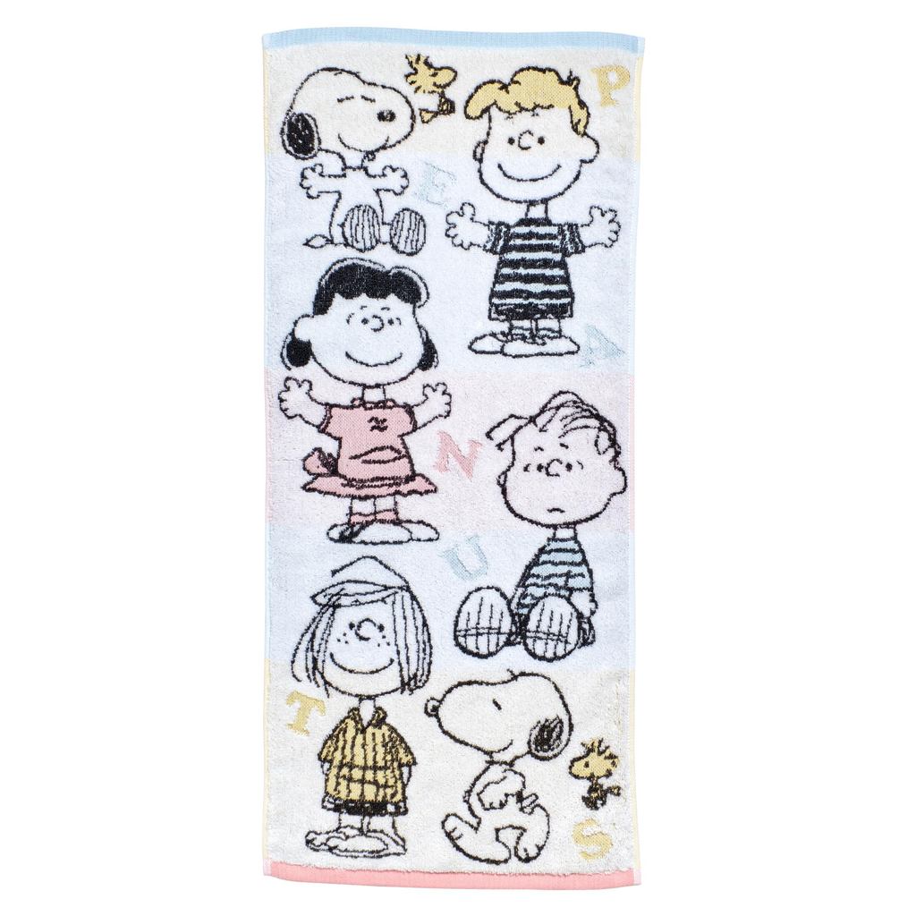 nishikawa Nishikawa Khăn mặt Snoopy 34 x Vải 100 cotton không xoắn có thể giặt được với tên Imabari 