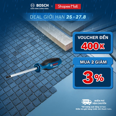Bộ Tua Vít 6 Món Đầu Bông Torx Bosch 1600A01V09 – Chuyên Biệt, Chính Xác, Chuẩn Đức