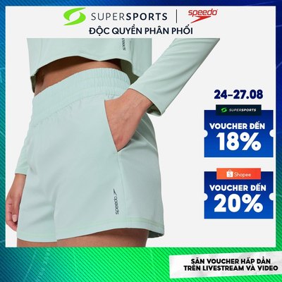 Quần Bơi Nữ Speedo Solid Swim 13.5" - Xanh Mint - 8-A000289003 ADS12