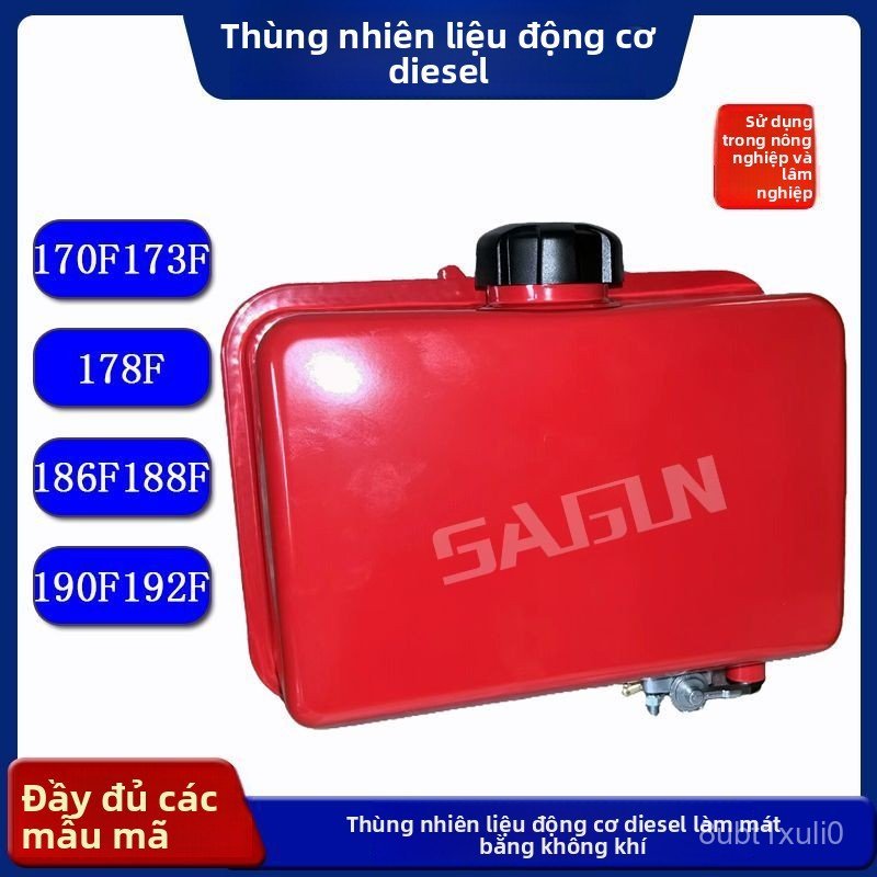 Bình xăng và lưới lọc cho máy xới đất động cơ diesel 173/178/186/188F chính hãng dễ lắp