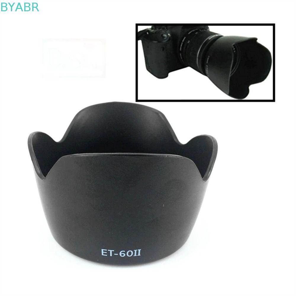 Mũ trùm đầu ống kính BYABR, 75-300MM II 90-300MM cho ống kính, Cánh hoa Tulip 58mm ET-60 II et60ii C