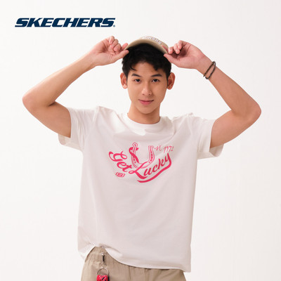 Áo Thun Tay Ngắn Unisex Skechers CNY Short Sleeve Tee - SL126U528-00QF