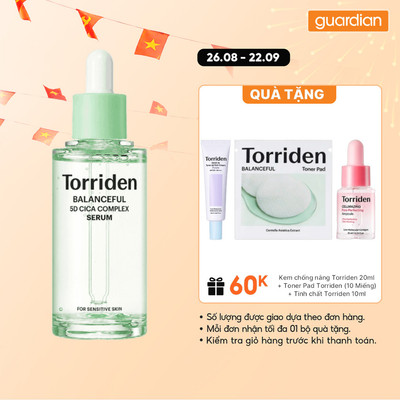 Tinh Chất Dưỡng Da Chiết Xuất Rau Má Torriden Balanceful Serum 50ml | Guardian Việt Nam