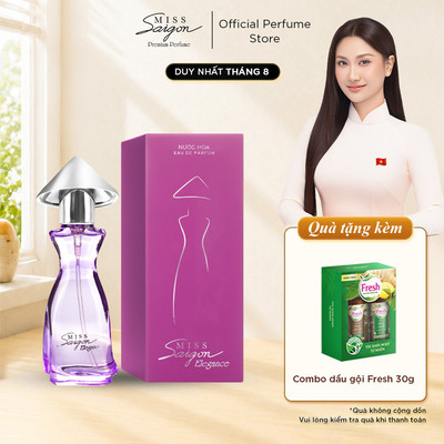 Nước Hoa Nữ Miss Saigon Elegance Amethyst Hương Thơm Quyến Rũ, Ngọt Ngào 15ml