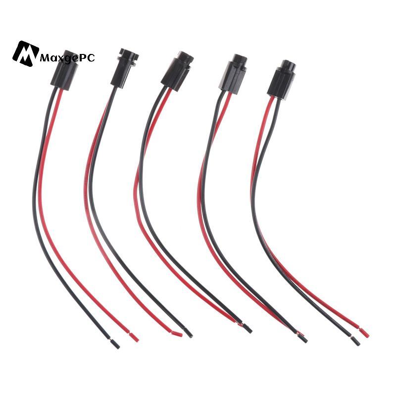 [Max-t] 5 CÁI T5 Đồng hồ đo bảng điều khiển có dây Đèn LED Bóng đèn Giá đỡ cho ô tô ô tô mới