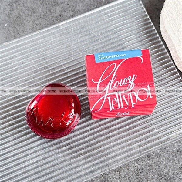 Fwee glowy jelly pot #JR03 cherryppo 4g