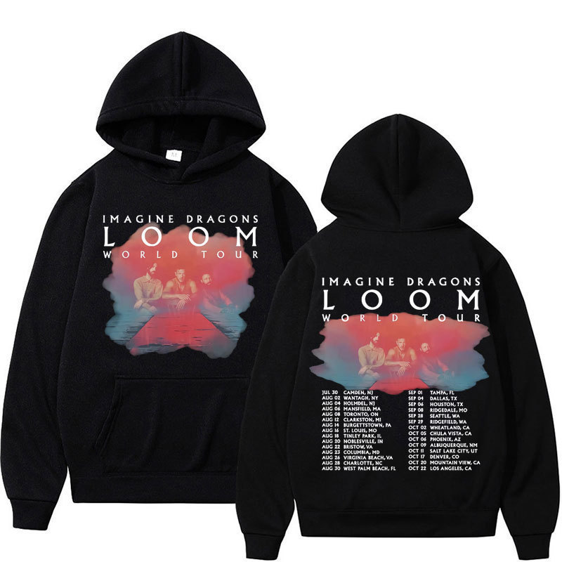 Ban nhạc Imagine Dragons - Áo hoodie album mới Loom Tour 2024