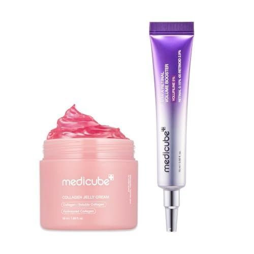 Medicube Retinal Collagen Firming Duo. Collagen Jelly Cream & Serum võng mạc